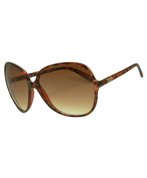 Oversized Sunglasses Proteciton Designer Tortoise