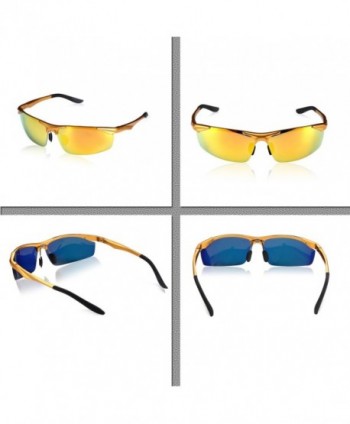 Semi-rimless sunglasses