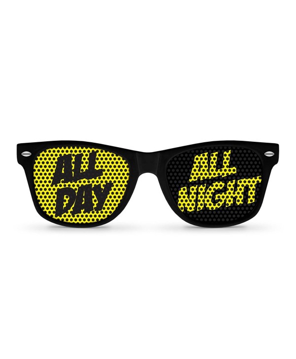 NIGHT Black Retro Party Sunglasses