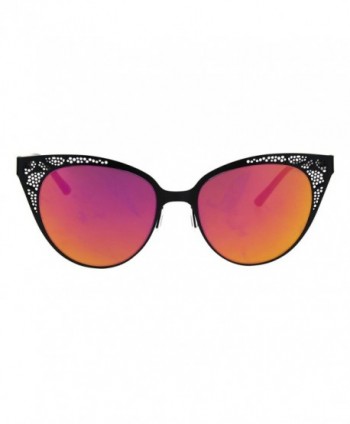 Mirror Fashion Gothic Sunglasses Fuchsia