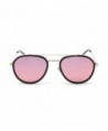 GAMT Round Aviator Sunglasses Mirrored