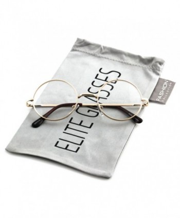 Elite Non Prescription Lennon Circle Glasses