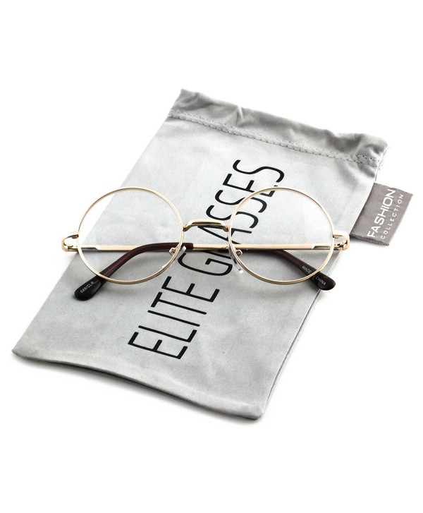 Elite Non Prescription Lennon Circle Glasses