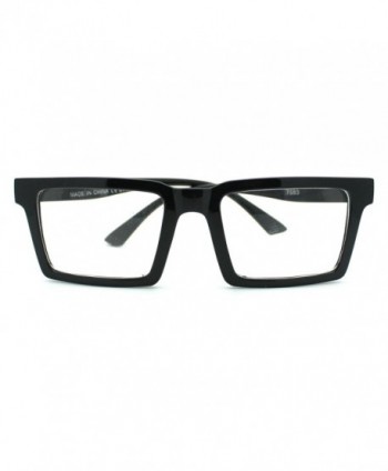Square Rectangular Frame Clear Glasses
