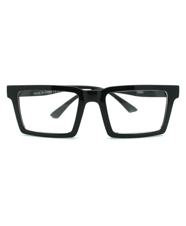 Square Rectangular Frame Clear Glasses