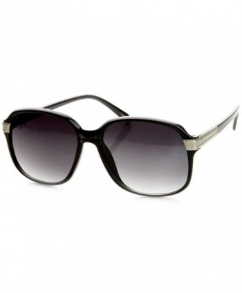 zeroUV Ladies Fashion Sunglasses Black Silver