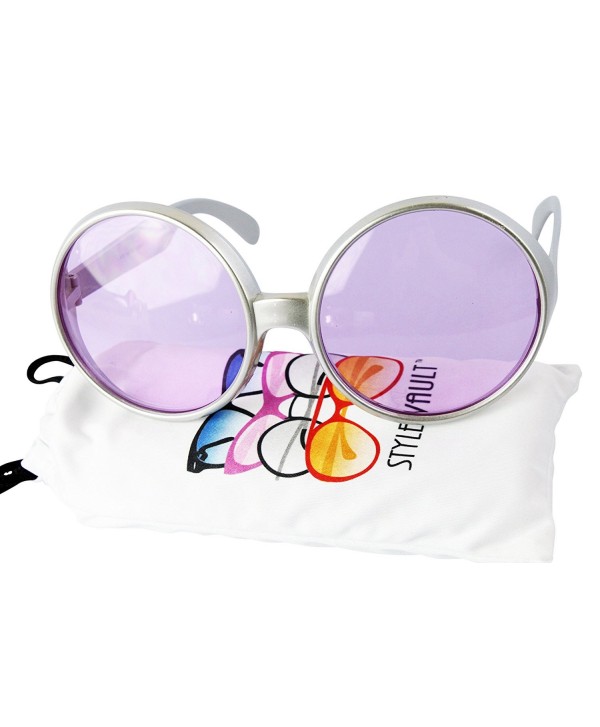 Style Vault Sunglasses eyeglasses Silver purple