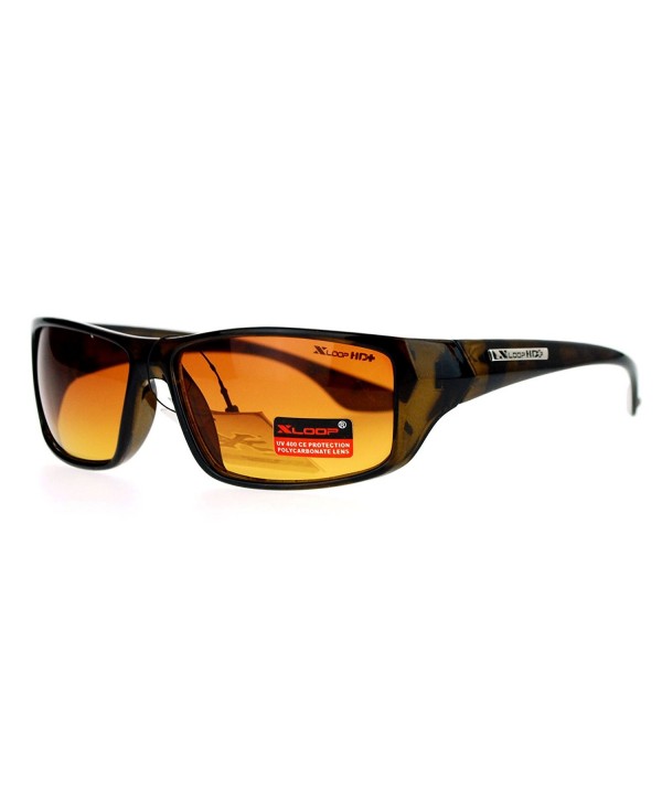 Xloop Driving Rectangular Sunglasses Tortoise