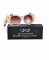 Sunglasses Oversized Glasses Flowers Protection