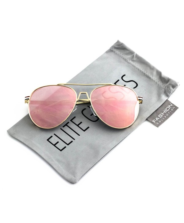 Aviator Hipster Multicoloured Mirrored Sunglasses