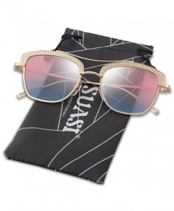 SUASI Ladies Square Aviator Sunglasses