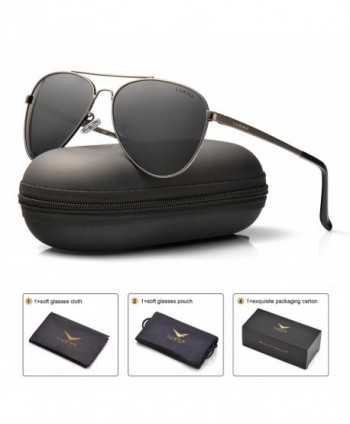 LUENX Sunglasses Polarized Non Mirror Protection