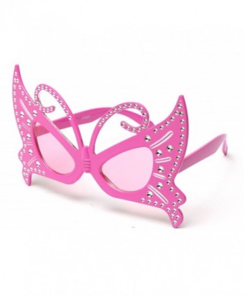 Beautiful Sparkled Butterfly Oversized Sunglasses