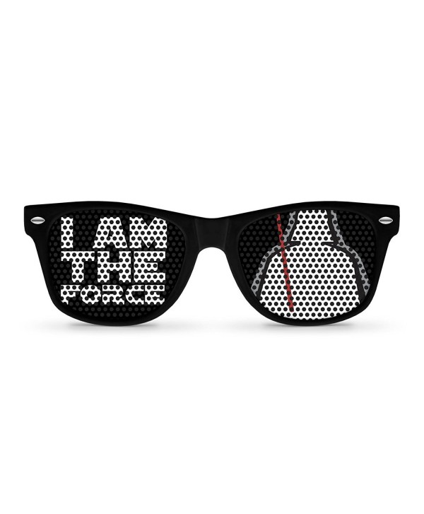 FORCE Black Retro Party Sunglasses