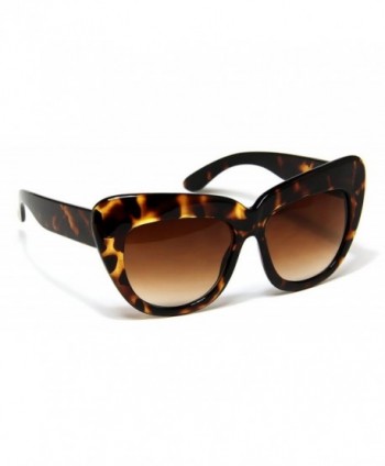 Fashion Oversized Chelsea Tortoise Sunglasses