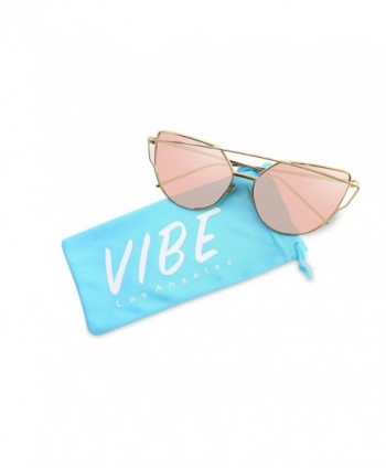 Vibe Aviator Mirrored Lenses Sunglasses