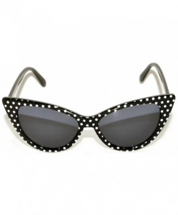 Vintage Sunglasses Protection OWL Black DOTS