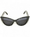 Vintage Sunglasses Protection OWL Black DOTS