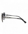 Semi-rimless sunglasses