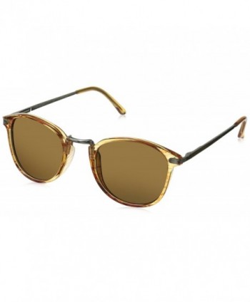 J Morgan Castro Round Sunglasses