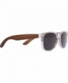 WOODIES Walnut Sunglasses Clear Frame