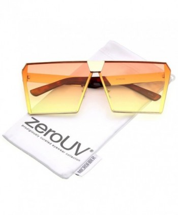 zeroUV Oversize Rimless Gradient Sunglasses