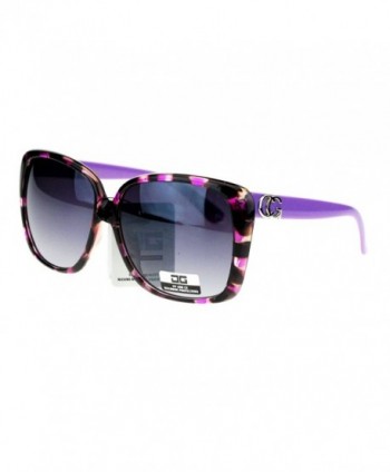 Designer Oversize Rectangular Butterfly Sunglasses
