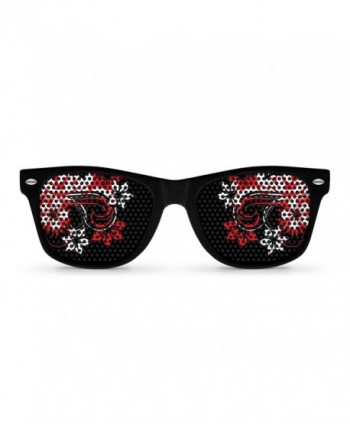 GEISHA Black Retro Party Sunglasses