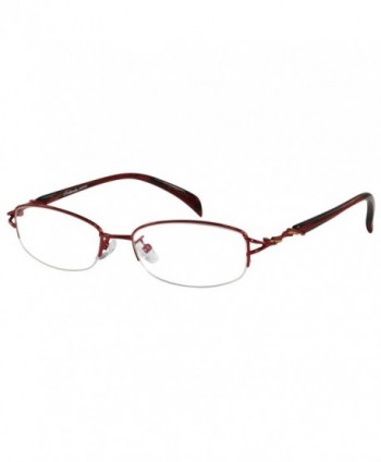 Stainless Steel Reading Glasses Burgundy