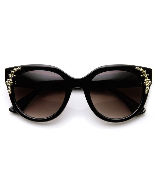 zeroUV Oversized Adorned Sunglasses Lavender