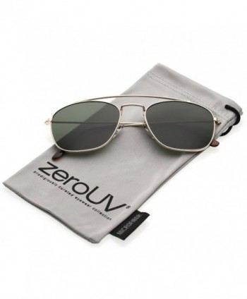 zeroUV Classic Crossbar Aviator Sunglasses