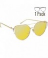 Livh%C3%B2 Sunglasses Mirrored Lenses Yellow