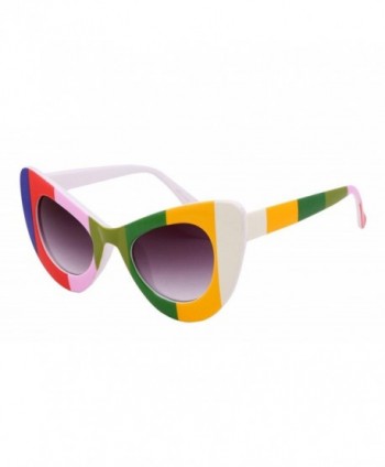 FEISEDY Acetate Polycarbonate Sunglasses Colorful