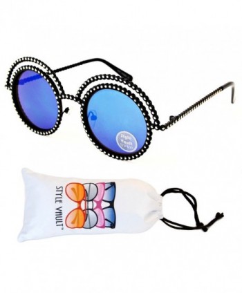 V142 vp Style Vault Sunglasses Dots Blue