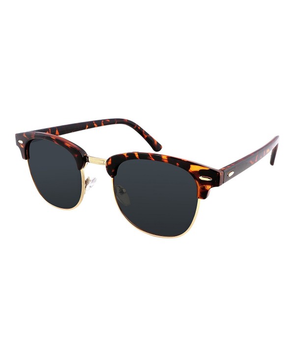 FEISEDY Retro Polarized Sunglasses Tortoises