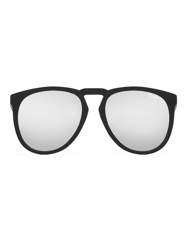 Quay Mens Sunglasses Black Silver