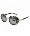 Ucspai Steampunk Sunglasses Silver Reflective