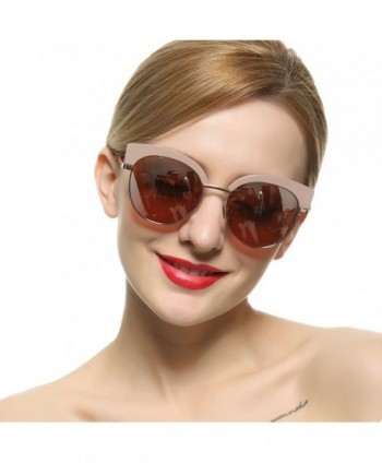 Semi-rimless sunglasses