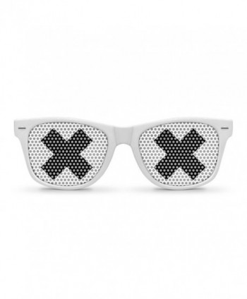 XX White Retro Party Sunglasses