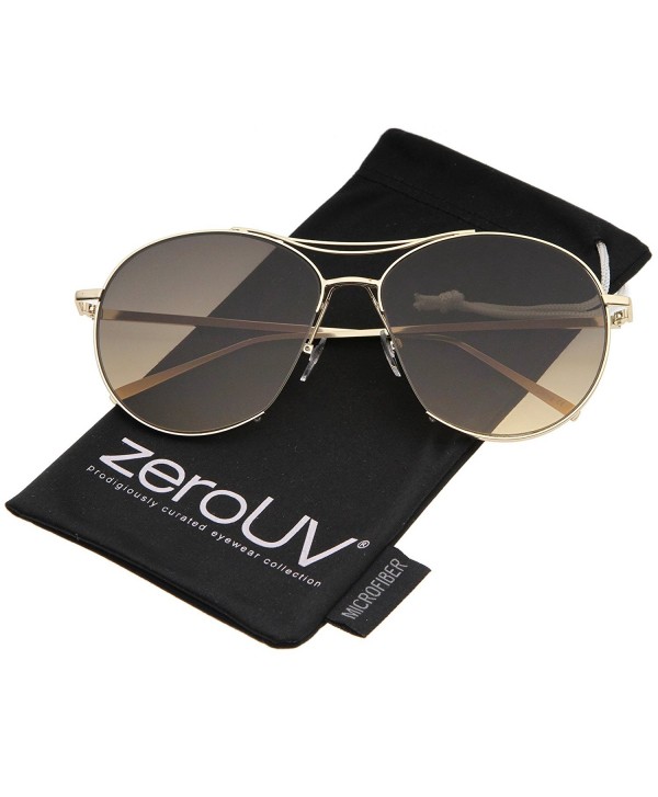 zeroUV Oversized Semi Rimless Gradient Sunglasses