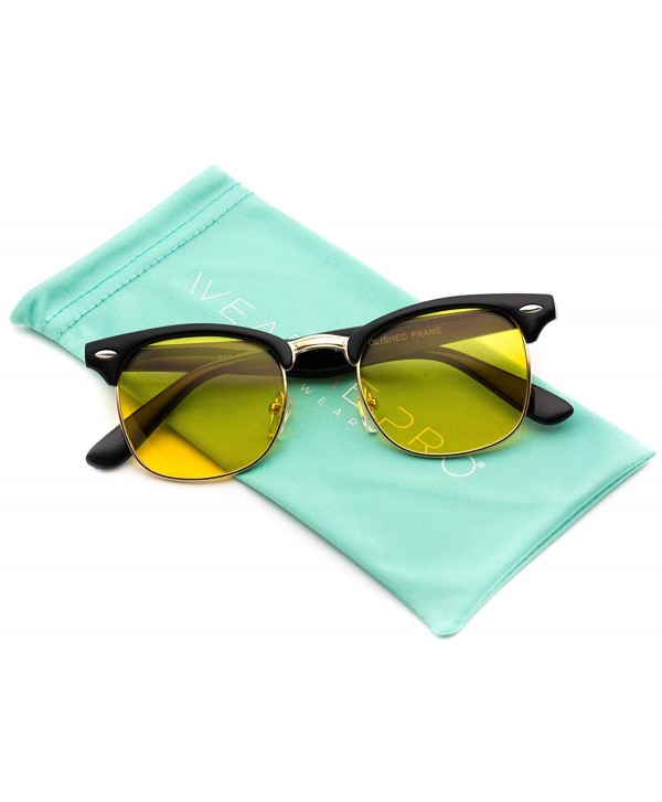 WearMe Vintage Colorful Semi Rimless Sunglasses