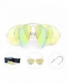 Polarized Sunglasses Oversize Mirrored Aviator Lomiss