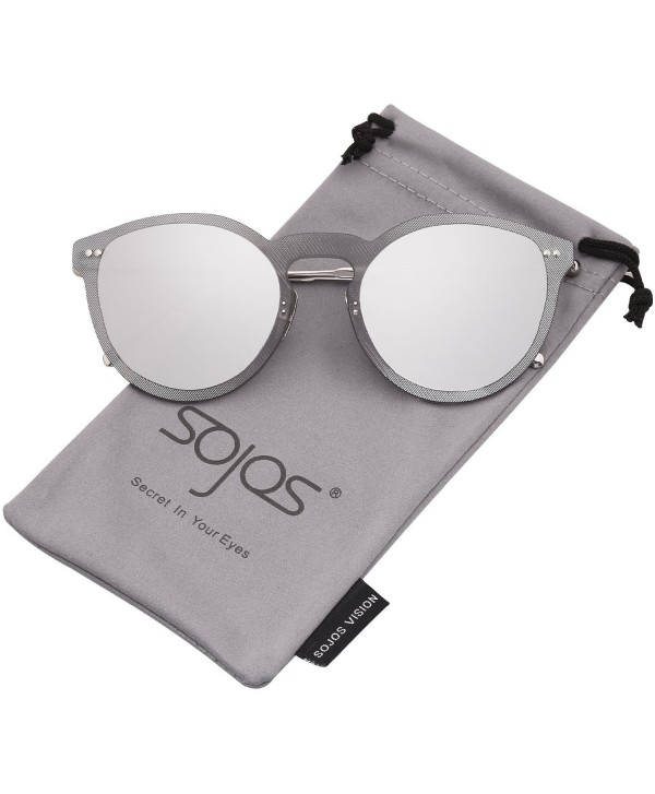 Rimless Sunglasses Mirrored SJ1074 Silver