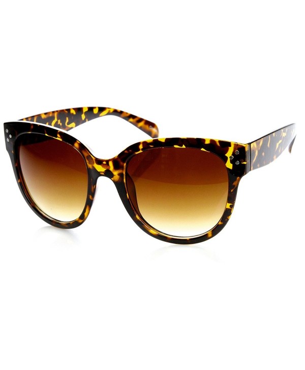 zeroUV Oversized Fashion Sunglasses Tortoise