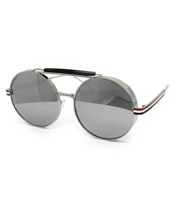 O2 Oversize Steampunk Mirrored Sunglasses