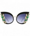 Slocyclub Overstated Jeweled Sunglasses Stylish