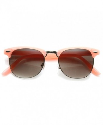 Semi-rimless sunglasses