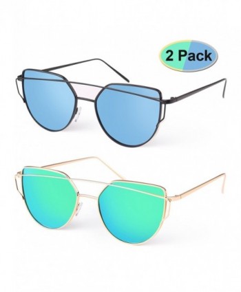 Elimoons Sunglasses Mirrored Polarized Fashion