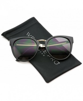 Pointed Fashion Metal Mirrored Sunglasses