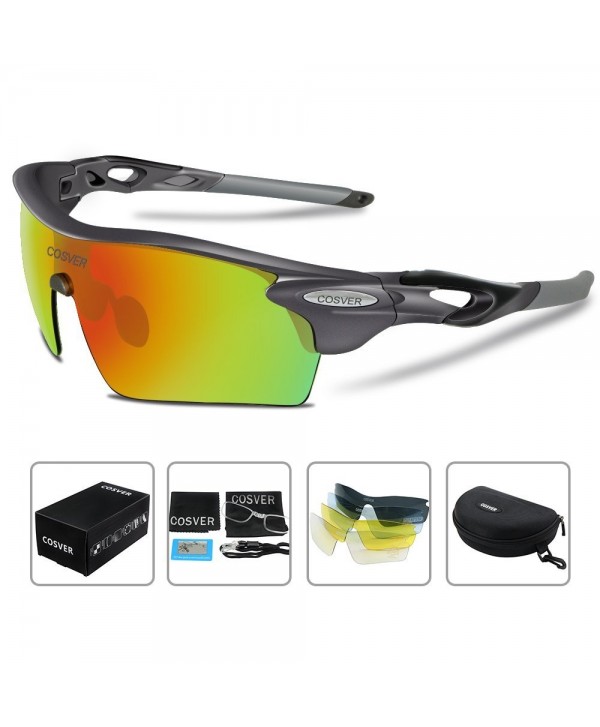 COSVER Polarized Sunglasses Interchangeable Multicoloured